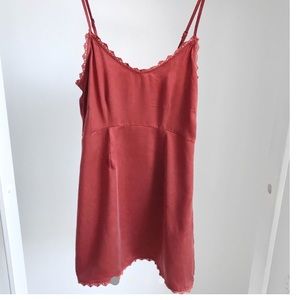 Arnhem Lhani Silk Dress in color Ember AUS 6 US 2